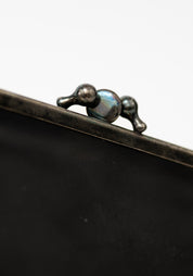 Bigla Wide Black Leather Bag - December Thieves
