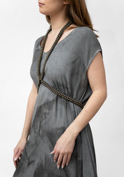 Antique Silver Tone X-Neck Harness - December Thieves