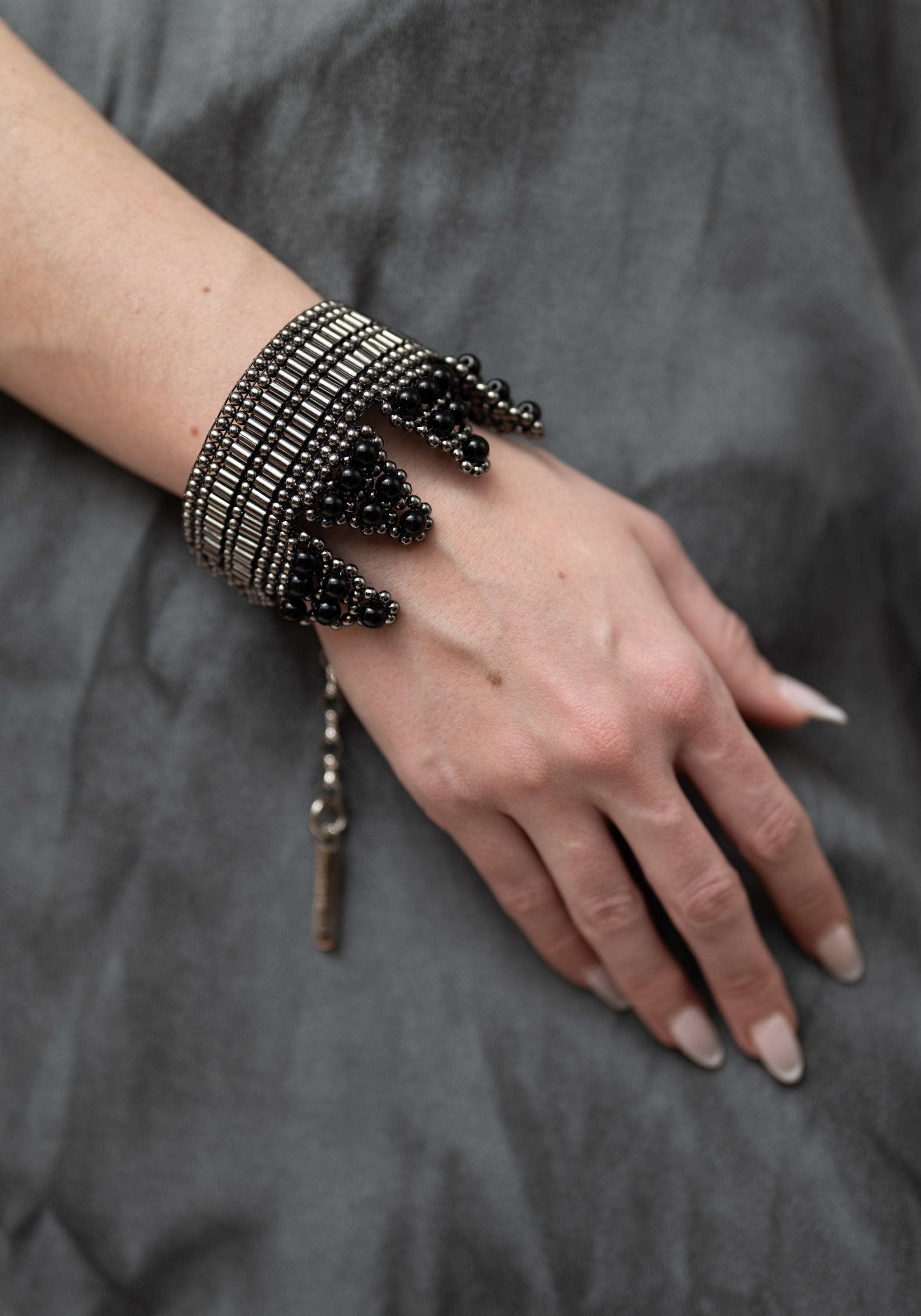 Black Elohim Polygon Cuff - December Thieves