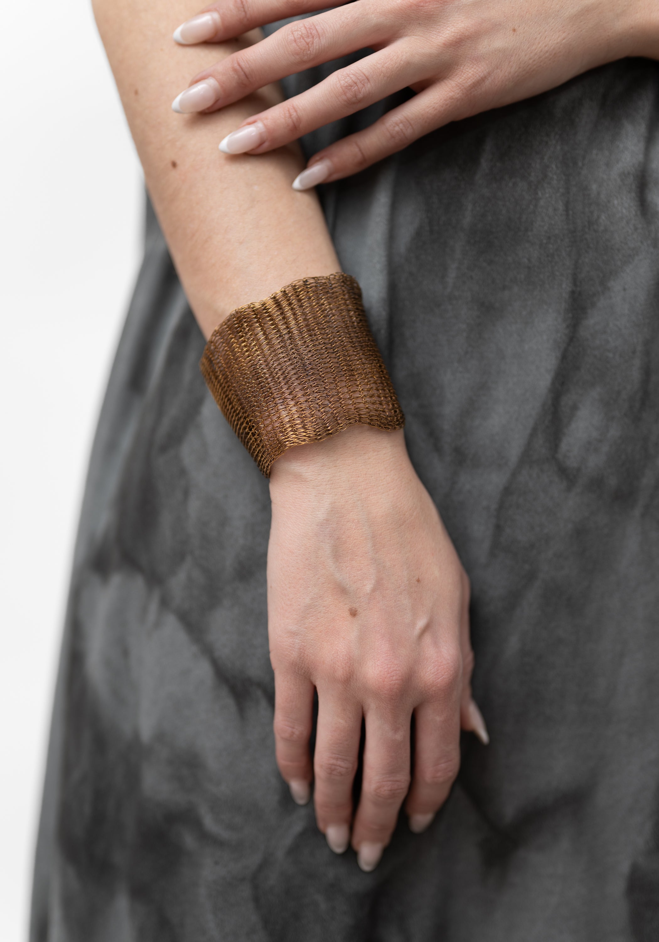 Acrux Gold Plated Crochet Bracelet - December Thieves