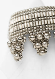 Silver Tone Elohim Polygon Cuff - December Thieves