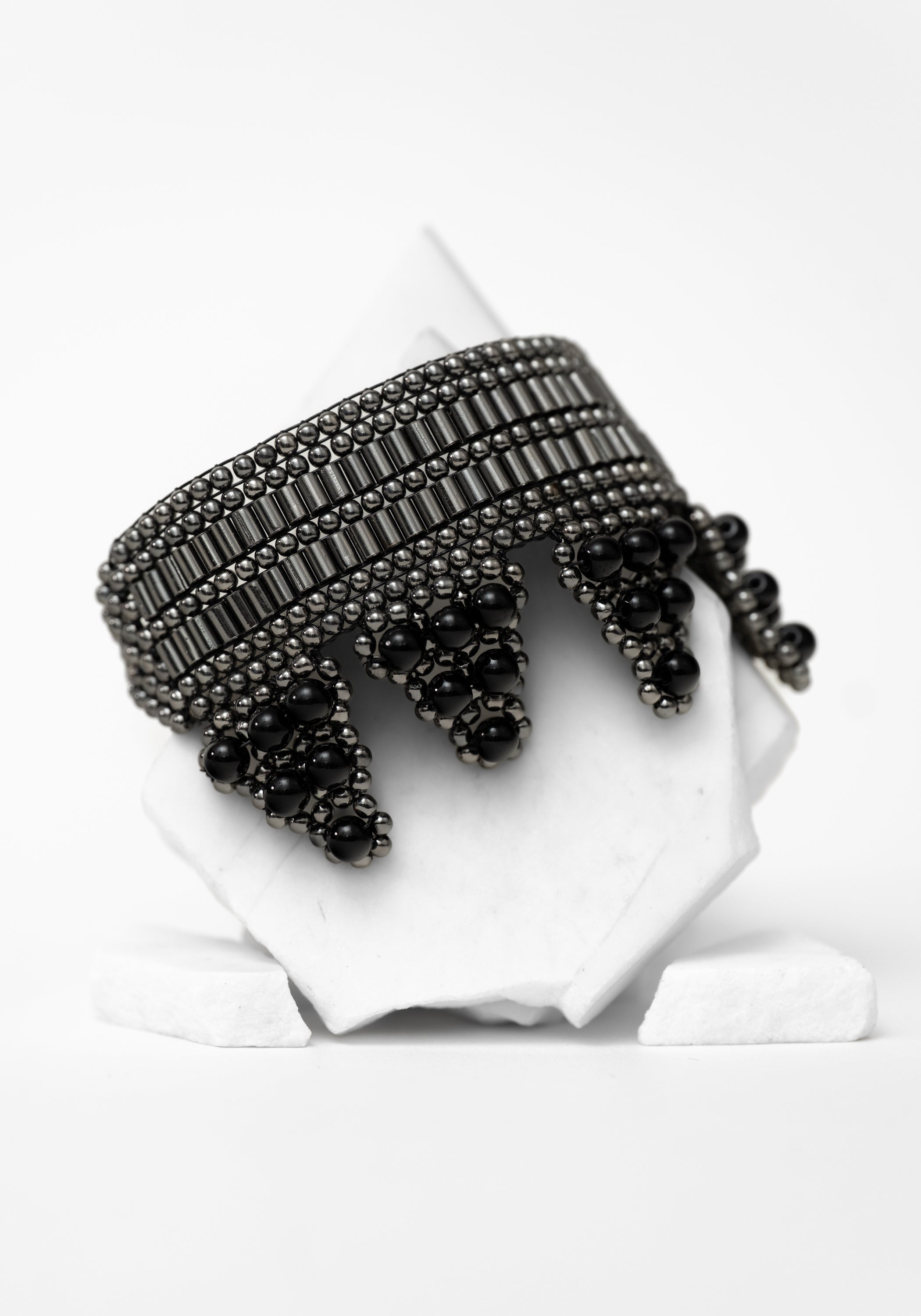 Black Elohim Polygon Cuff - December Thieves