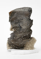 Betelgeuse Sterling Plated Beaded and Embroidered Long Cuff - December Thieves
