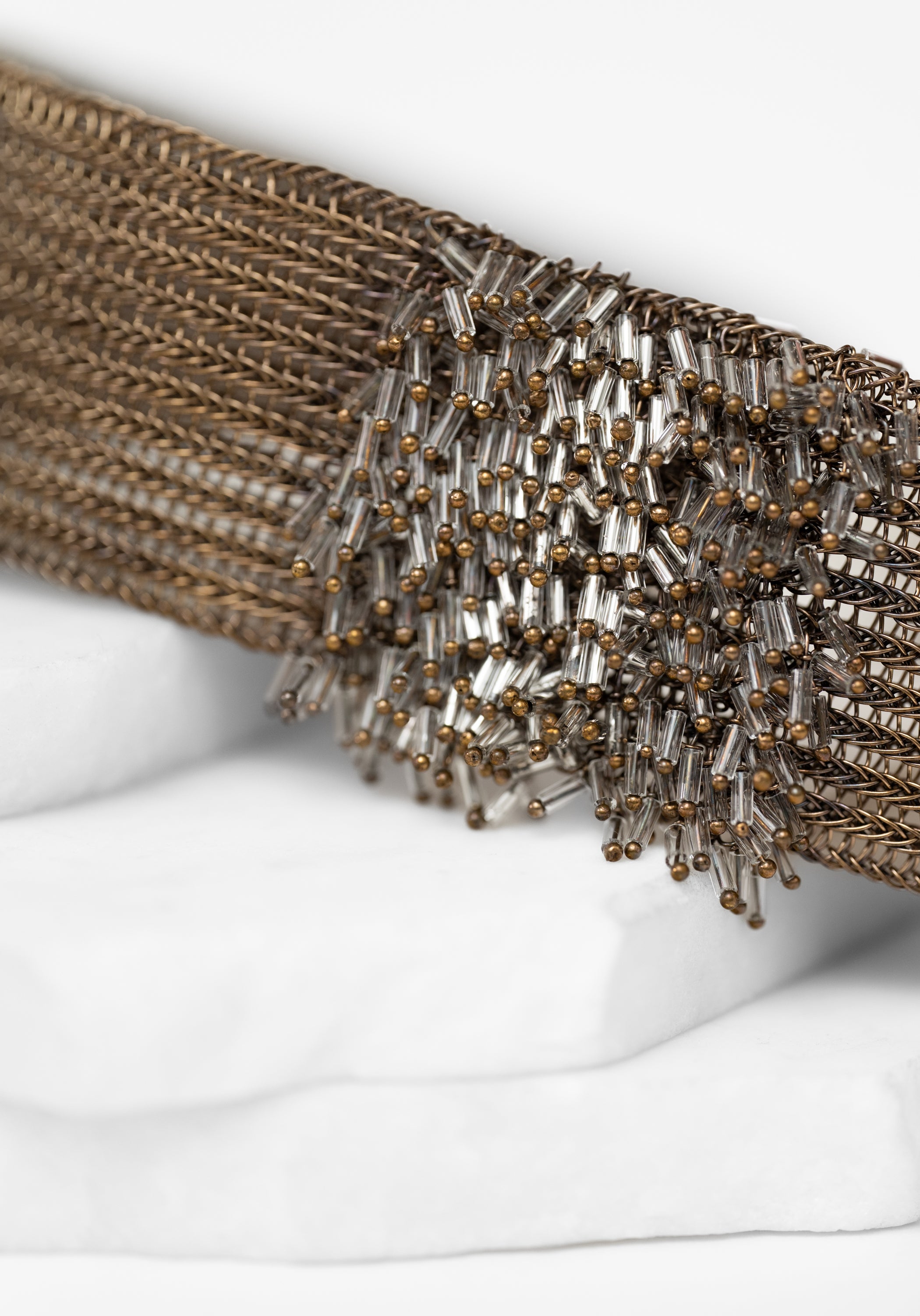 Schedir Sterling Plated Beaded Choker - December Thieves