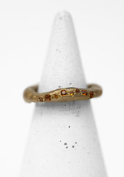 Brass and Citrine Big Stopper Ring - December Thieves