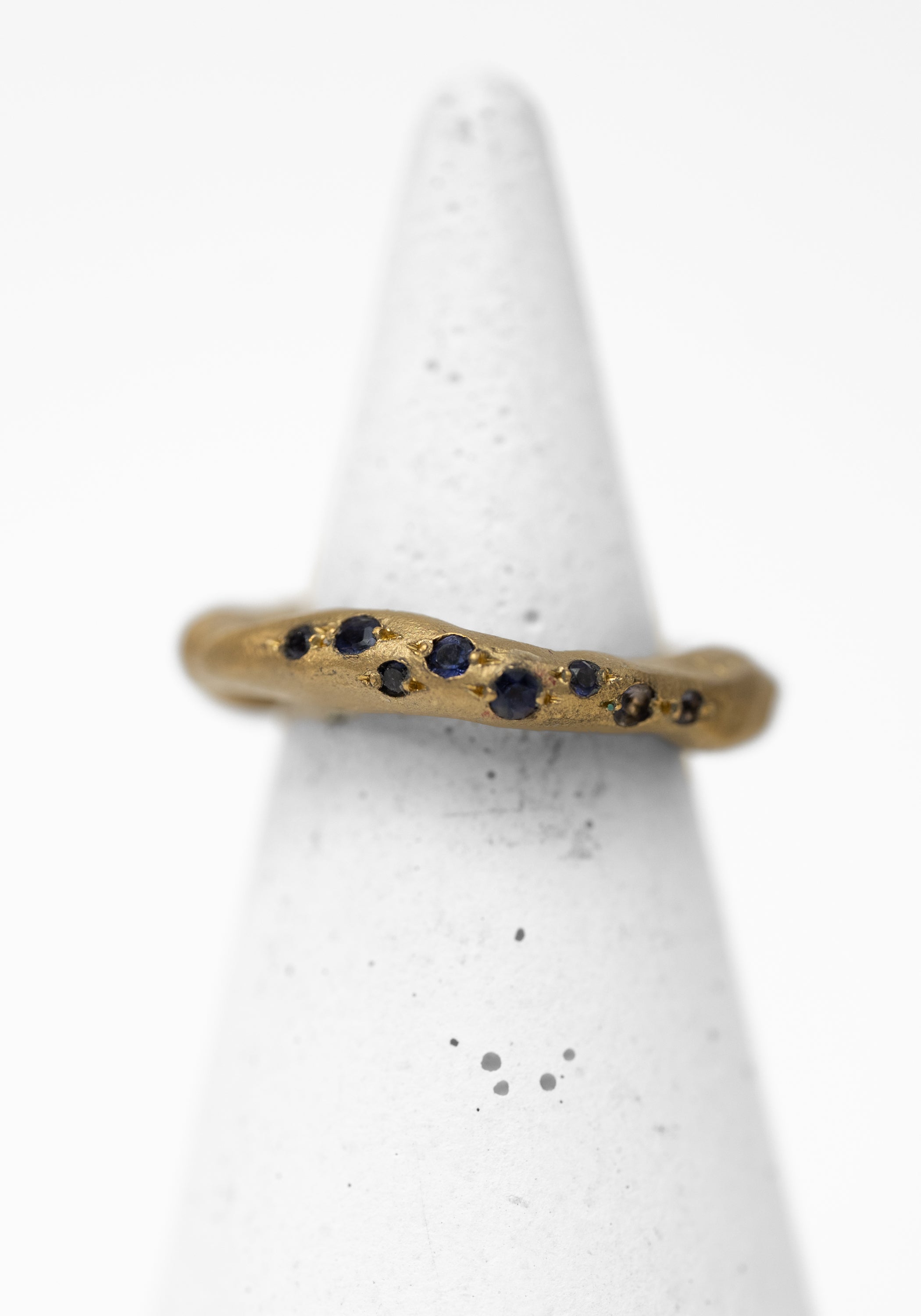 Brass and Iolite Big Stopper Ring - December Thieves
