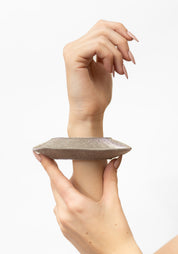 Saucer Stainless Steel Bold Cuff
