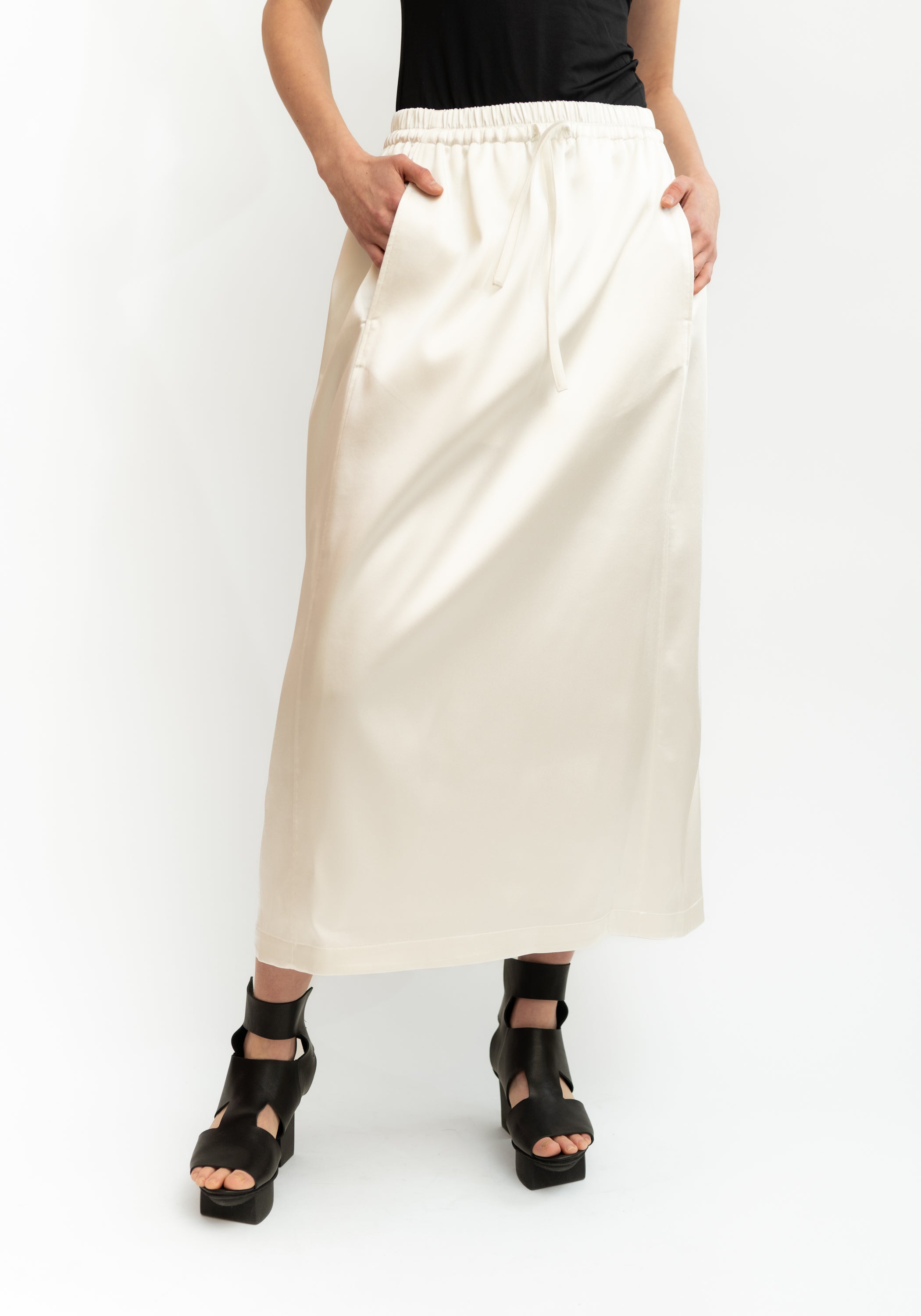 Drawstring Waist Skirt
