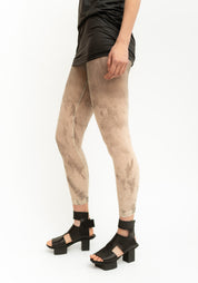 Hand Dyed Silk Blend Leggings