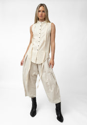 Eunica Strap Detail Sleeveless Blouse - December Thieves