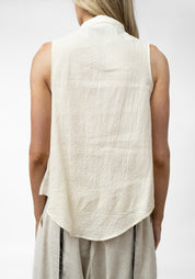 Eunica Strap Detail Sleeveless Blouse - December Thieves