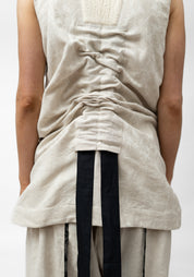 Ogino Oversized Ruche Back Vest - December Thieves