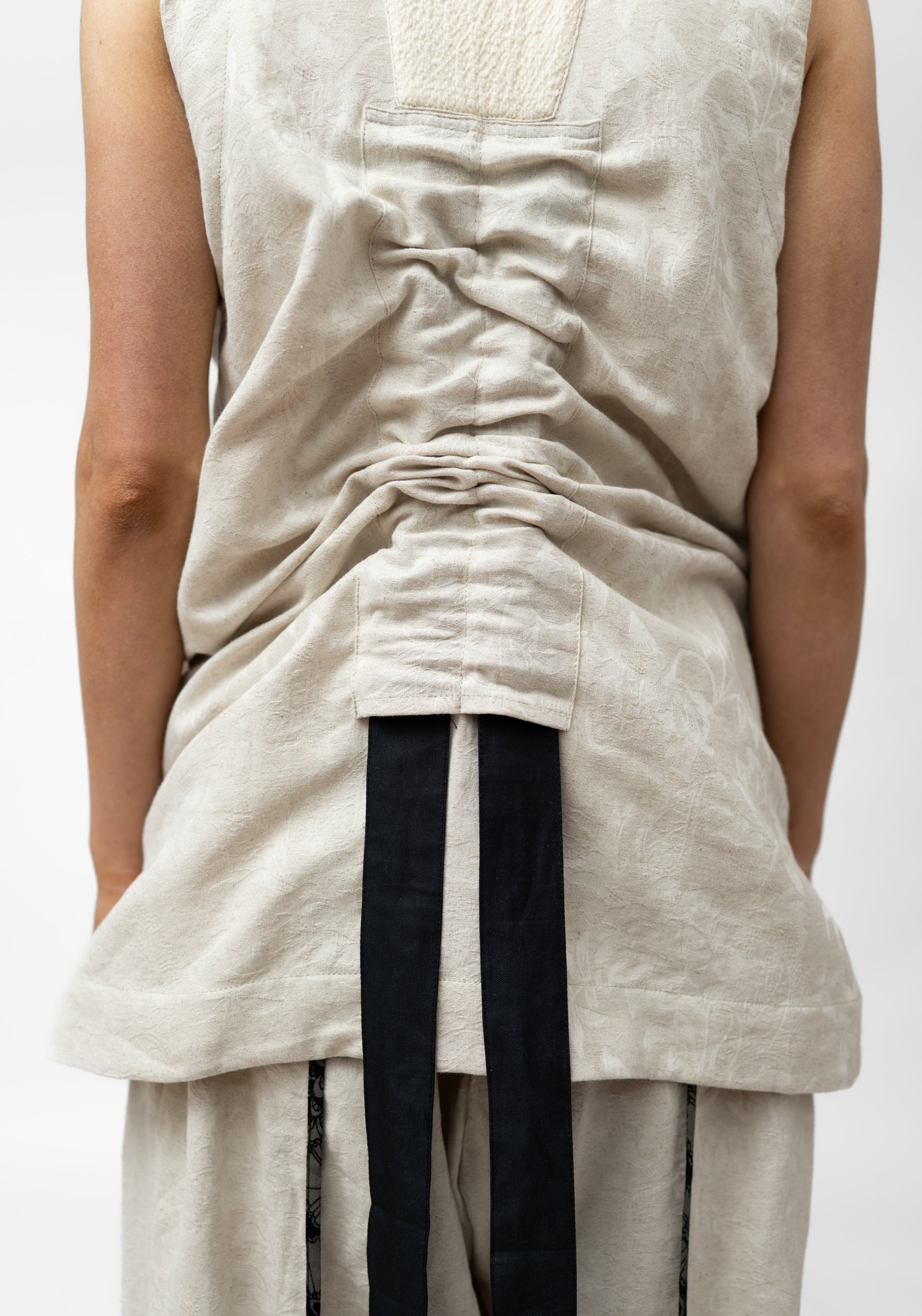 Ogino Oversized Ruche Back Vest - December Thieves