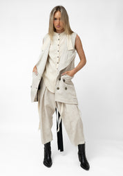 Ogino Oversized Ruche Back Vest - December Thieves