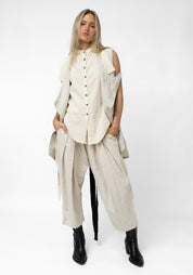 Ogino Oversized Ruche Back Vest - December Thieves
