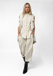 Eunica Strap Detail Sleeveless Blouse - December Thieves
