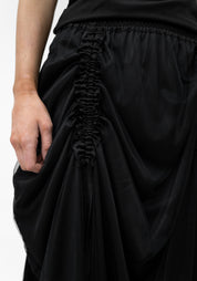 Orkhana Asymmetric Ruche Details Layered Panels Skirt - December Thieves
