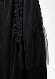 Orkhana Asymmetric Ruche Details Layered Panels Skirt - December Thieves