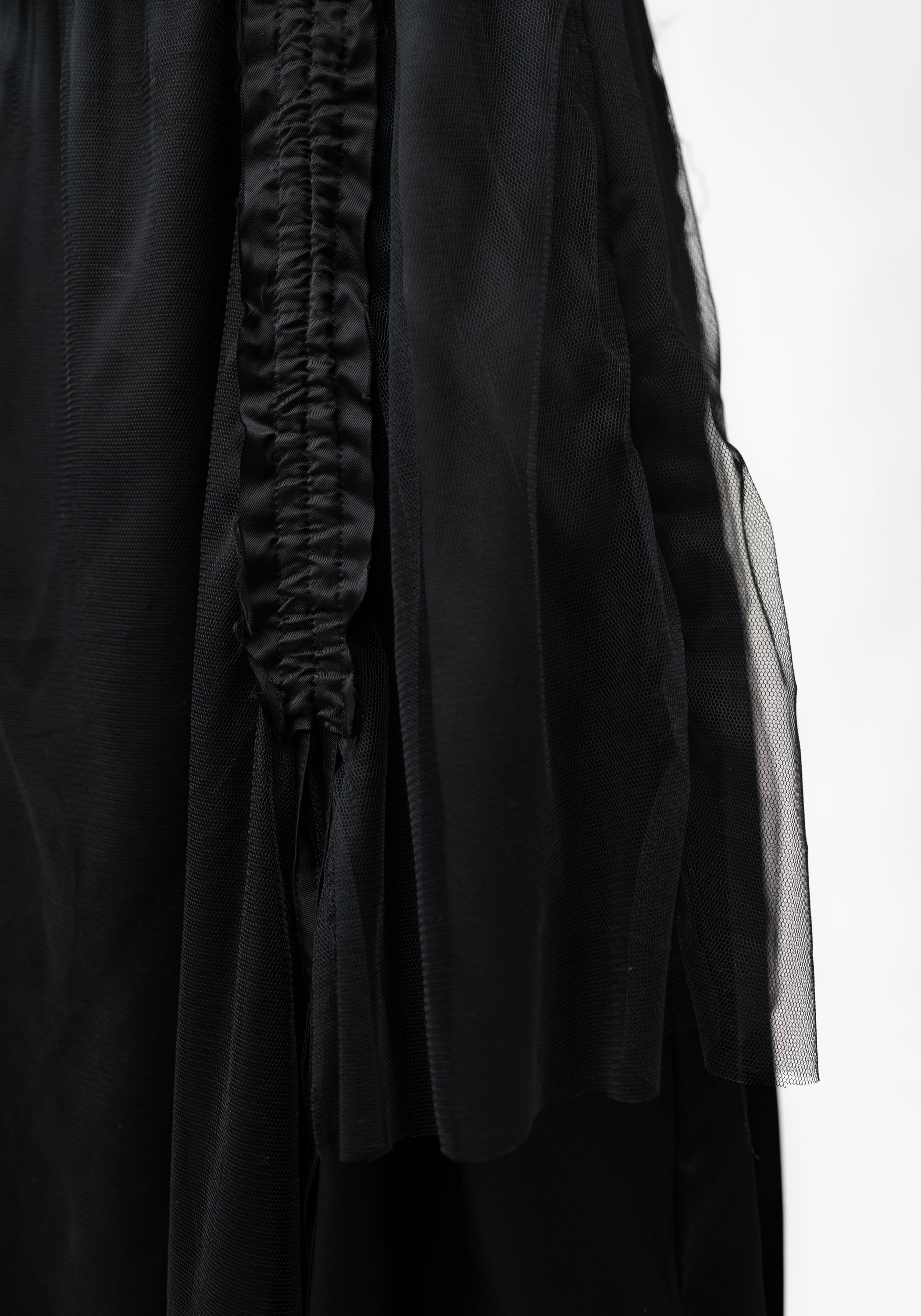 Orkhana Asymmetric Ruche Details Layered Panels Skirt - December Thieves