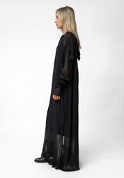 Ractec Oversized Semi-Sheer Hooded Maxi Dress - December Thieves