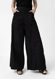 Black Poplin Dani James Pants - December Thieves