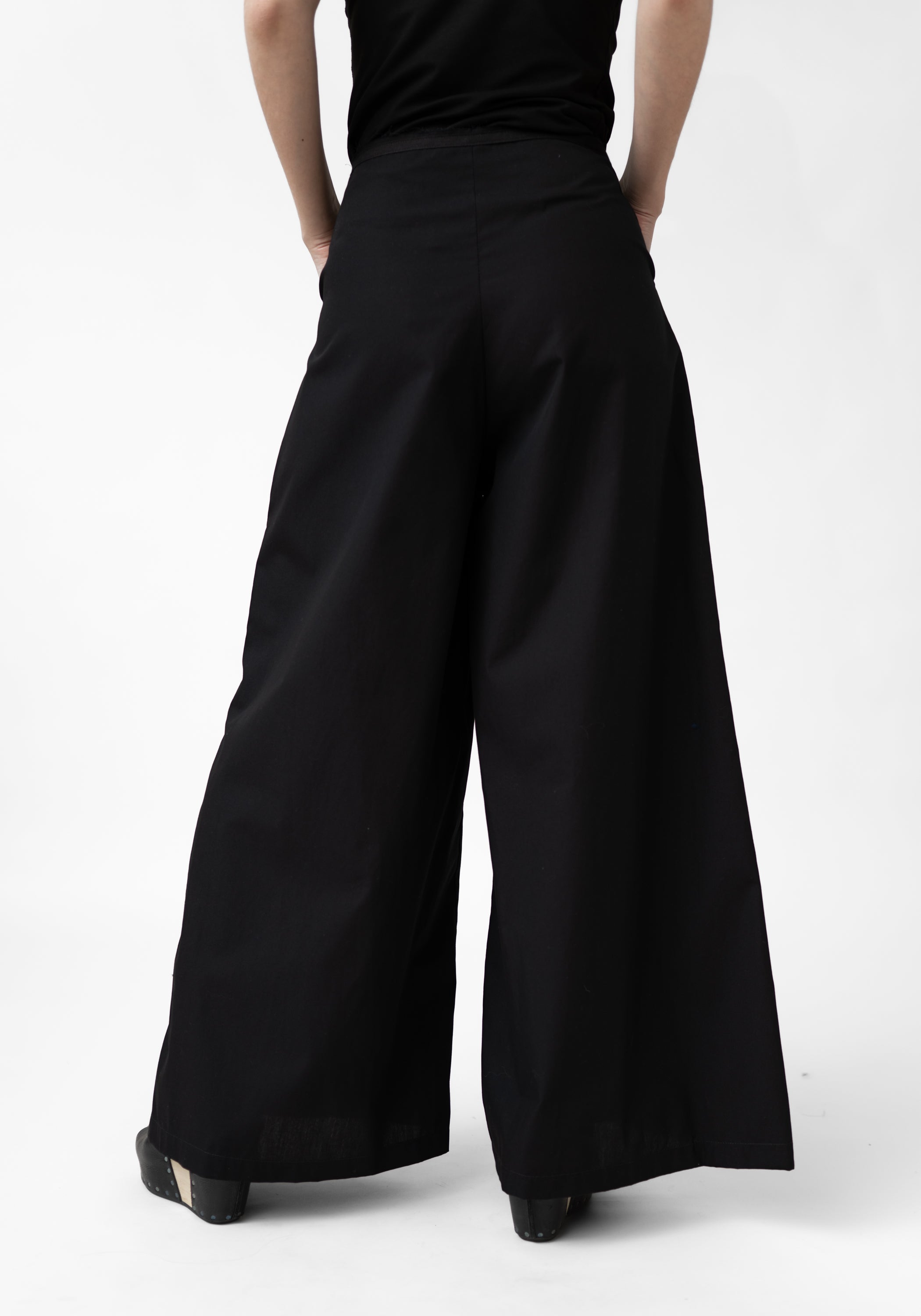 Black Poplin Dani James Pants - December Thieves