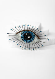 Lapis Eye Embroidered Pin - December Thieves
