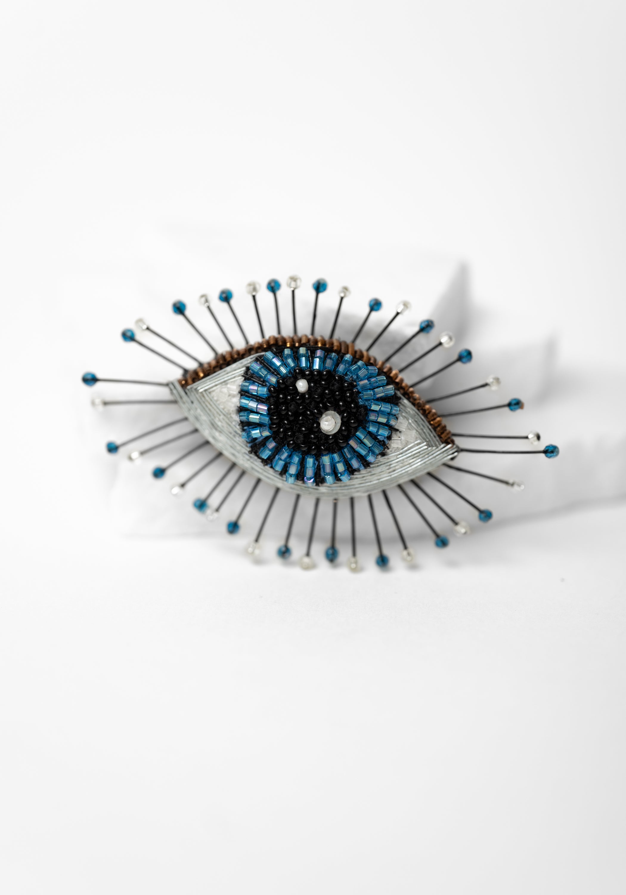 Lapis Eye Embroidered Pin - December Thieves