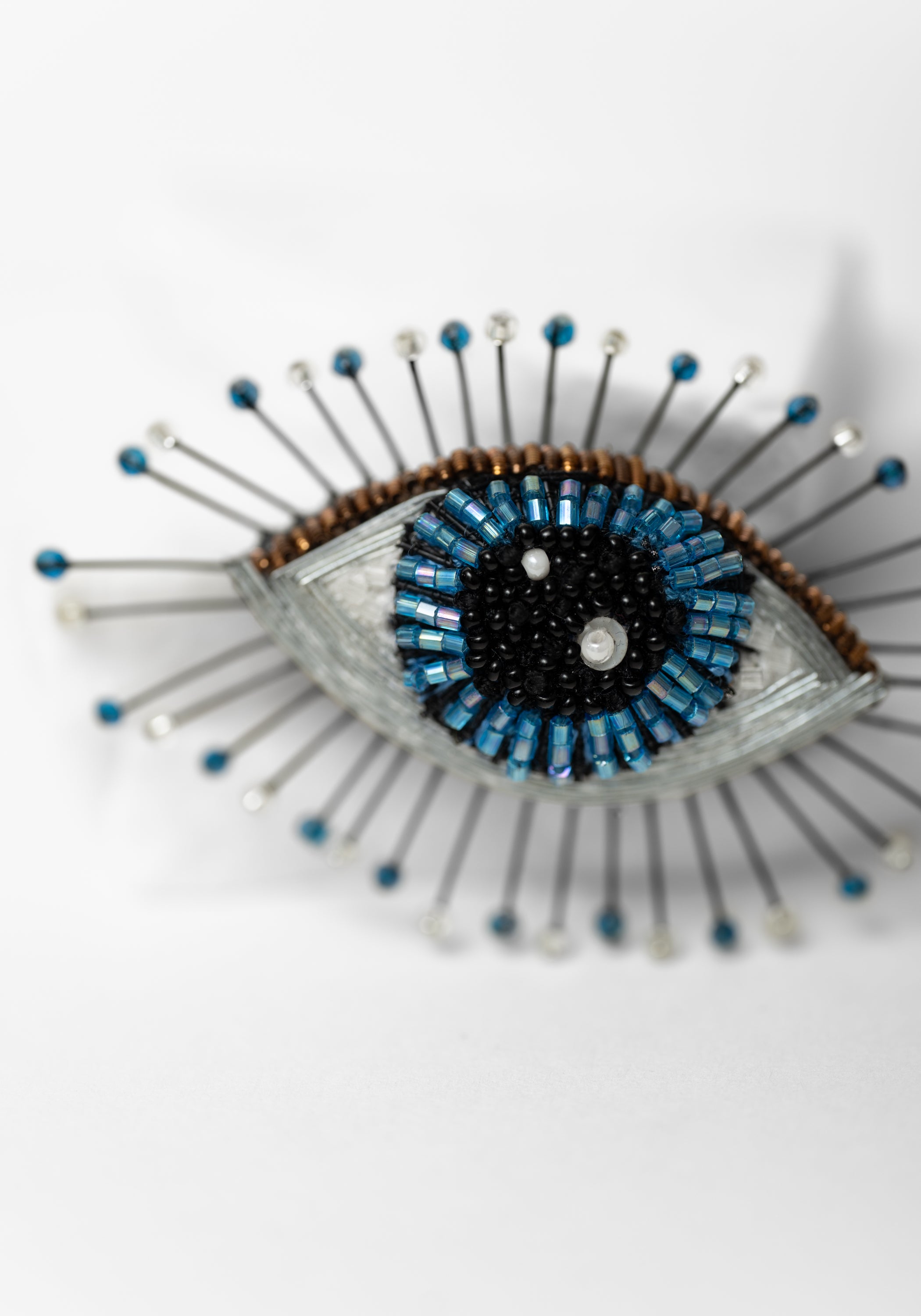 Lapis Eye Embroidered Pin - December Thieves
