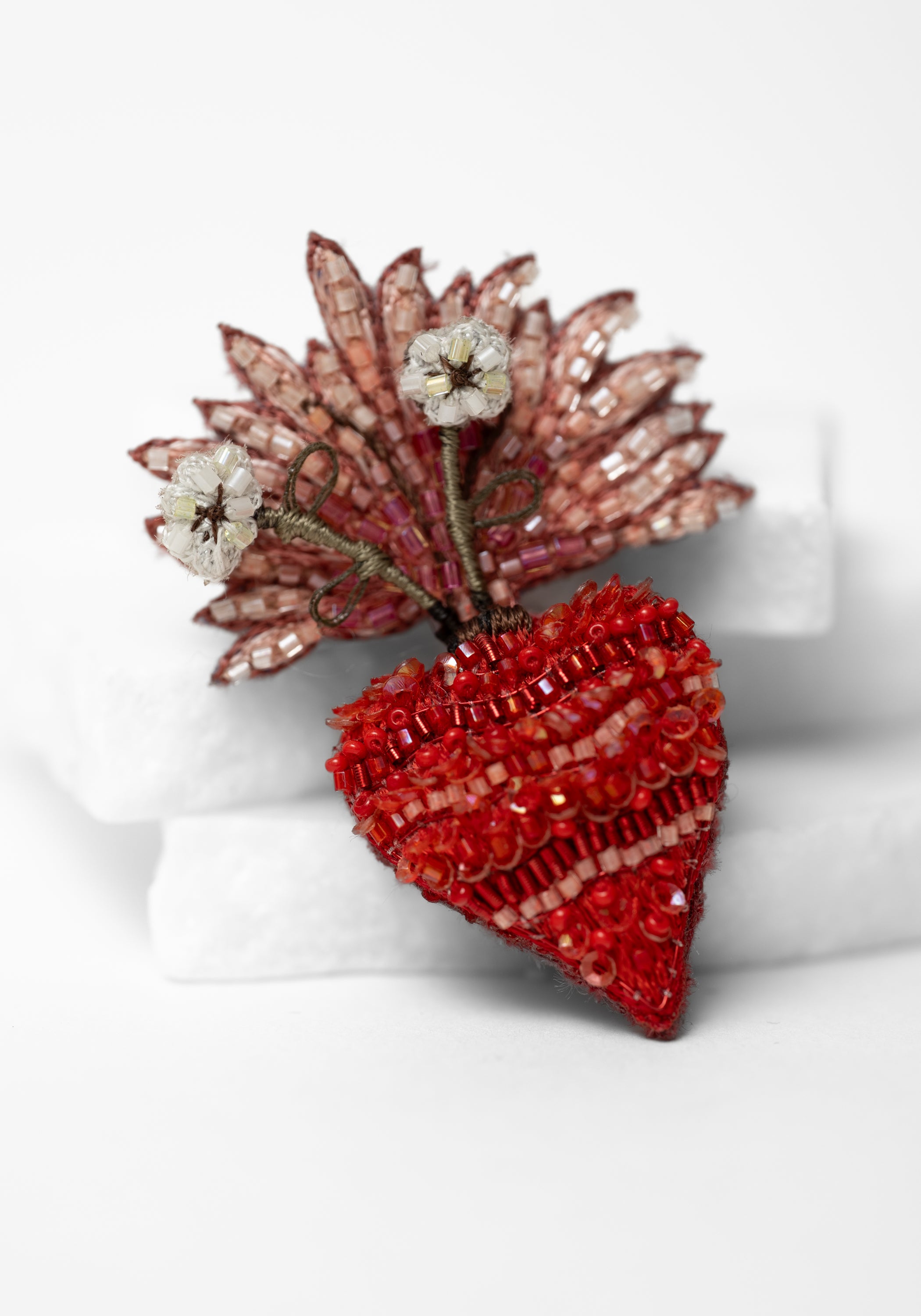 Sacred Bloom Embroidered Pin - December Thieves