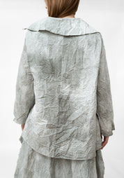 Oversized Printed Tie Front Jacket - December Thieves