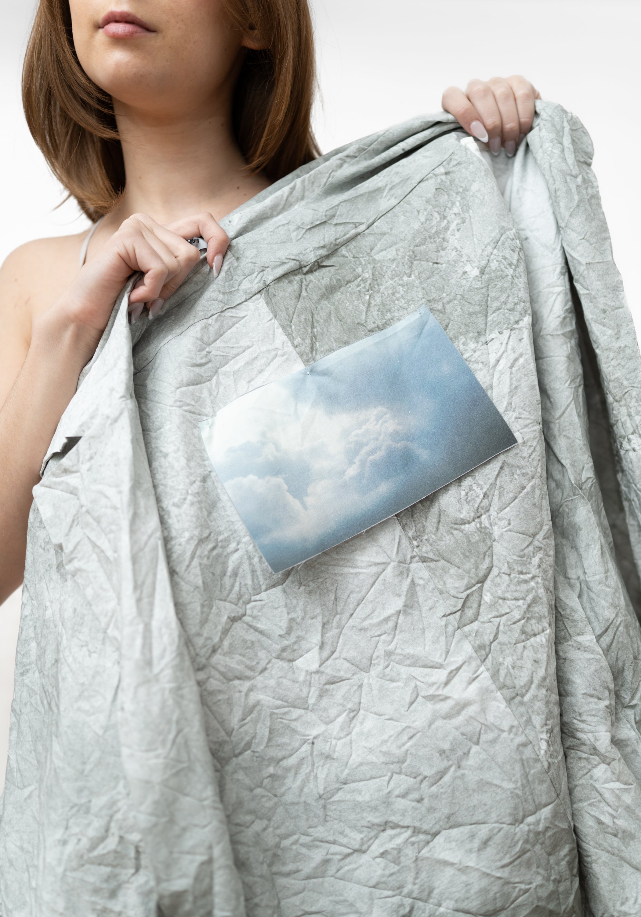 Oversized Printed Tie Front Jacket - December Thieves