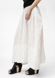 Smocked Bubble Maxi Skirt