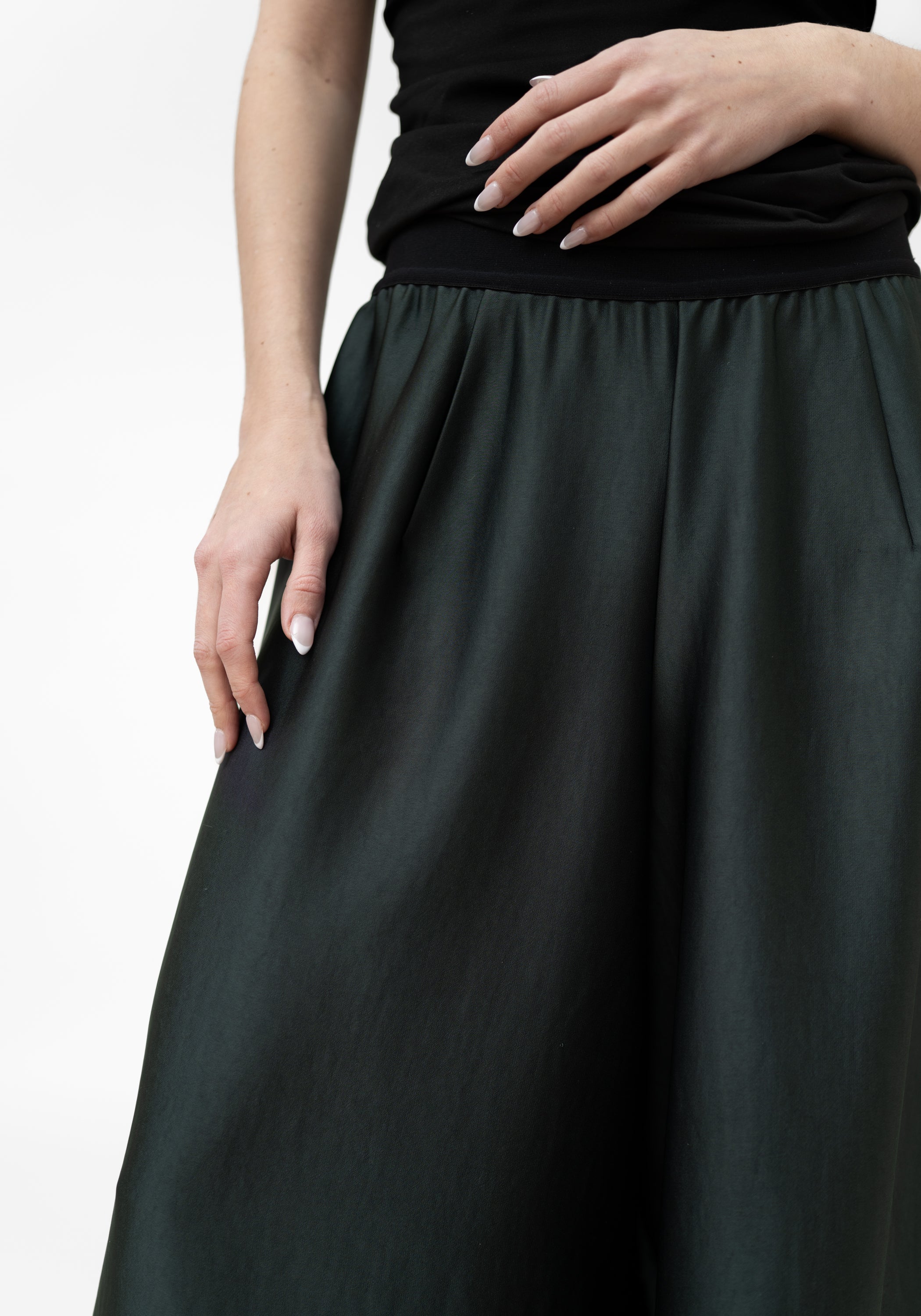 Satin Wide Leg Pants - December Thieves