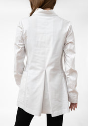 Tie Front Ruffle Blazer