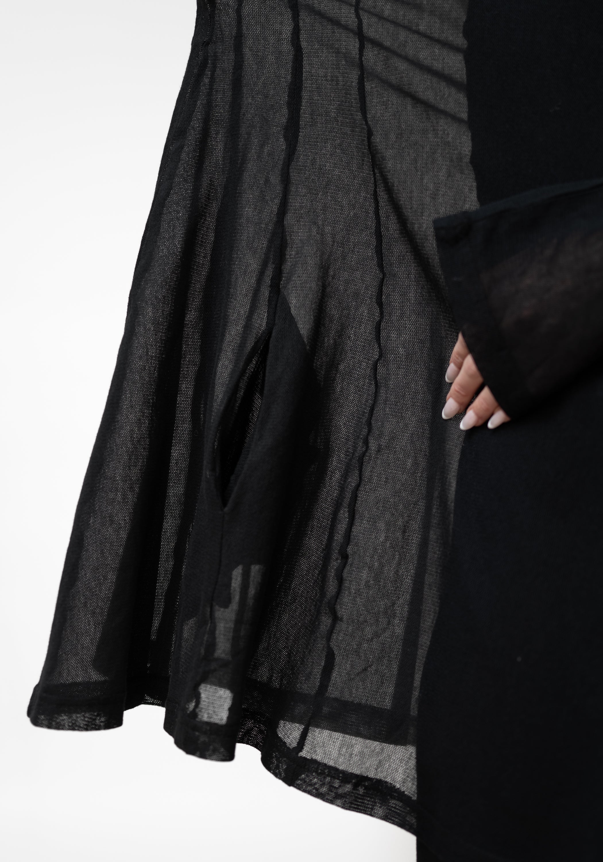 Oversized Long Mesh Top - December Thieves