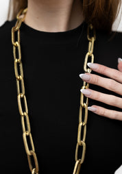 Brass Gamma Ray Necklace