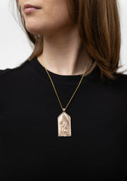 Bronze Griffin Medieval Pendant Necklace
