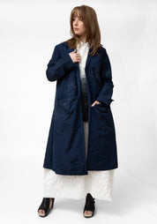Hand Painted and Textured Duster Jacket