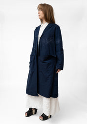 Hand Painted and Textured Duster Jacket