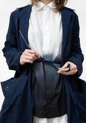 Hand Painted and Textured Duster Jacket