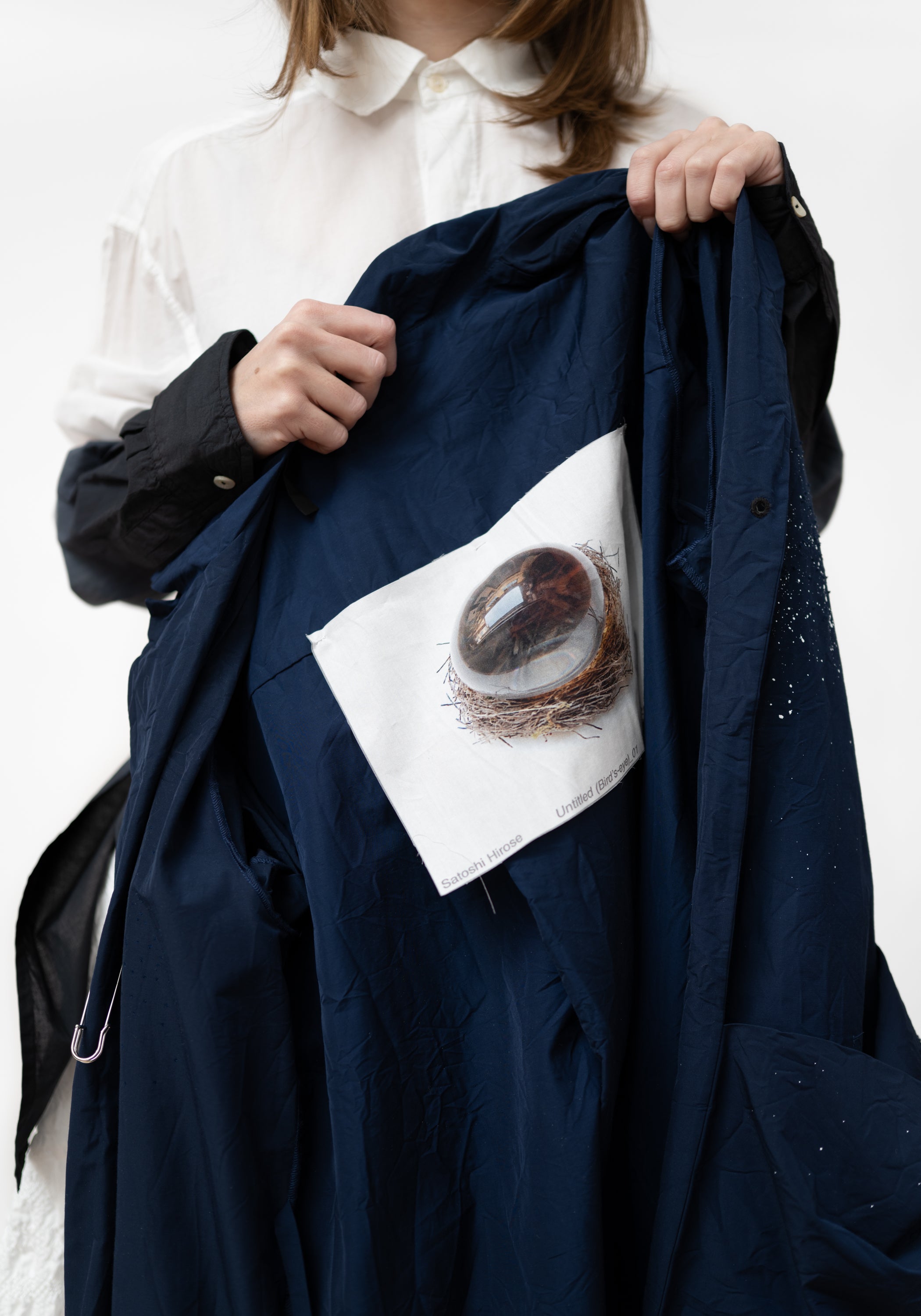 Hand Painted and Textured Duster Jacket