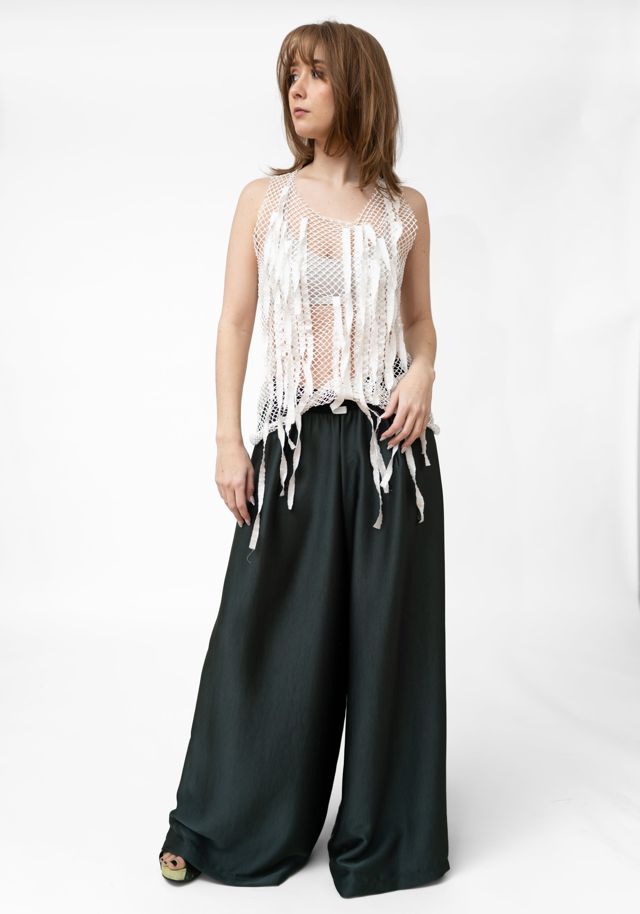 Satin Wide Leg Pants - December Thieves