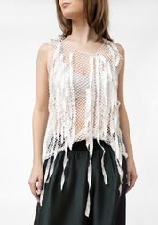 Strips Detail Net Tank Top - December Thieves