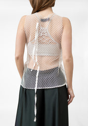 Strips Detail Net Tank Top - December Thieves