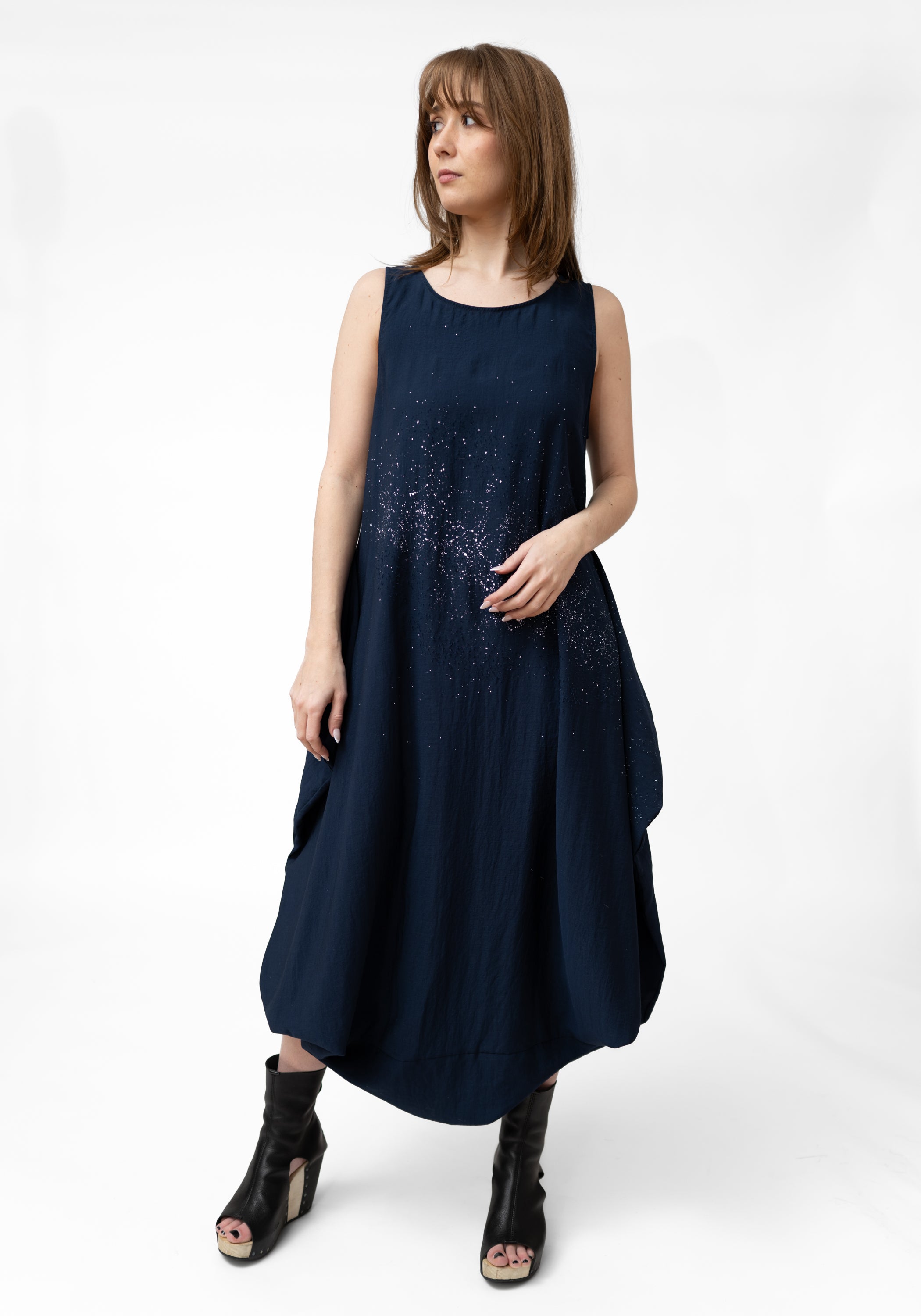 Transformable Hand Painted and Textured Bubble Dress - December Thieves