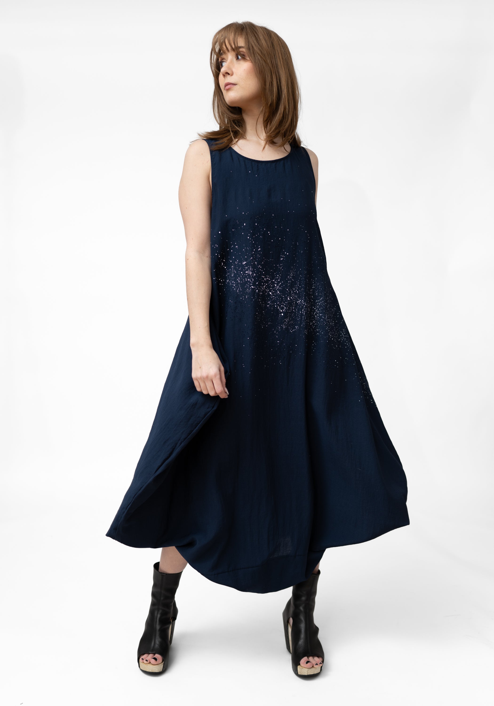 Transformable Hand Painted and Textured Bubble Dress - December Thieves