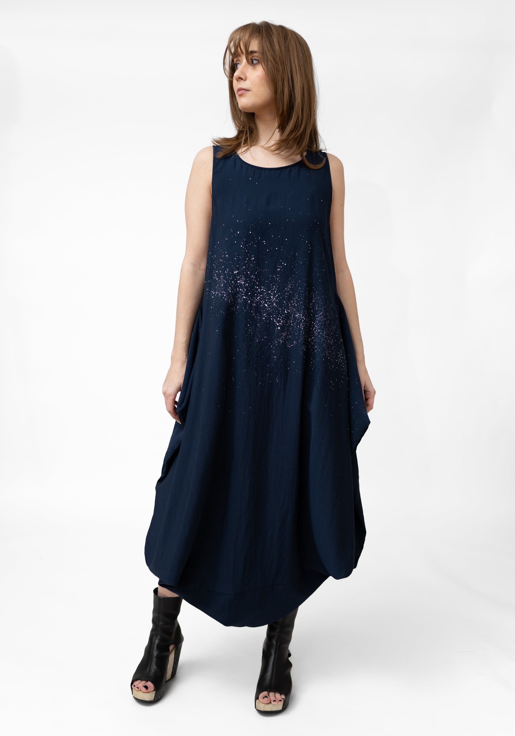 Transformable Hand Painted and Textured Bubble Dress - December Thieves