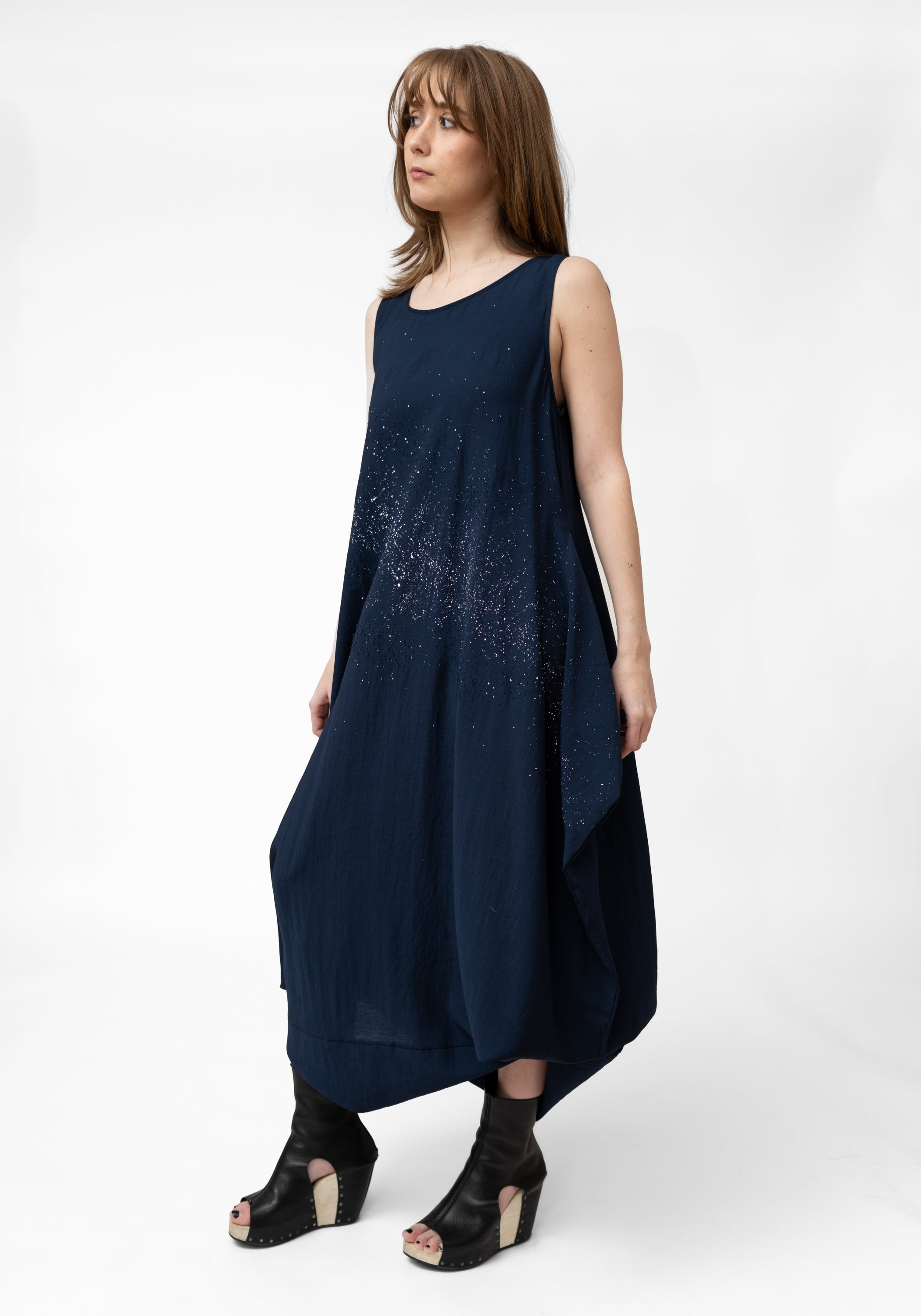 Transformable Hand Painted and Textured Bubble Dress - December Thieves