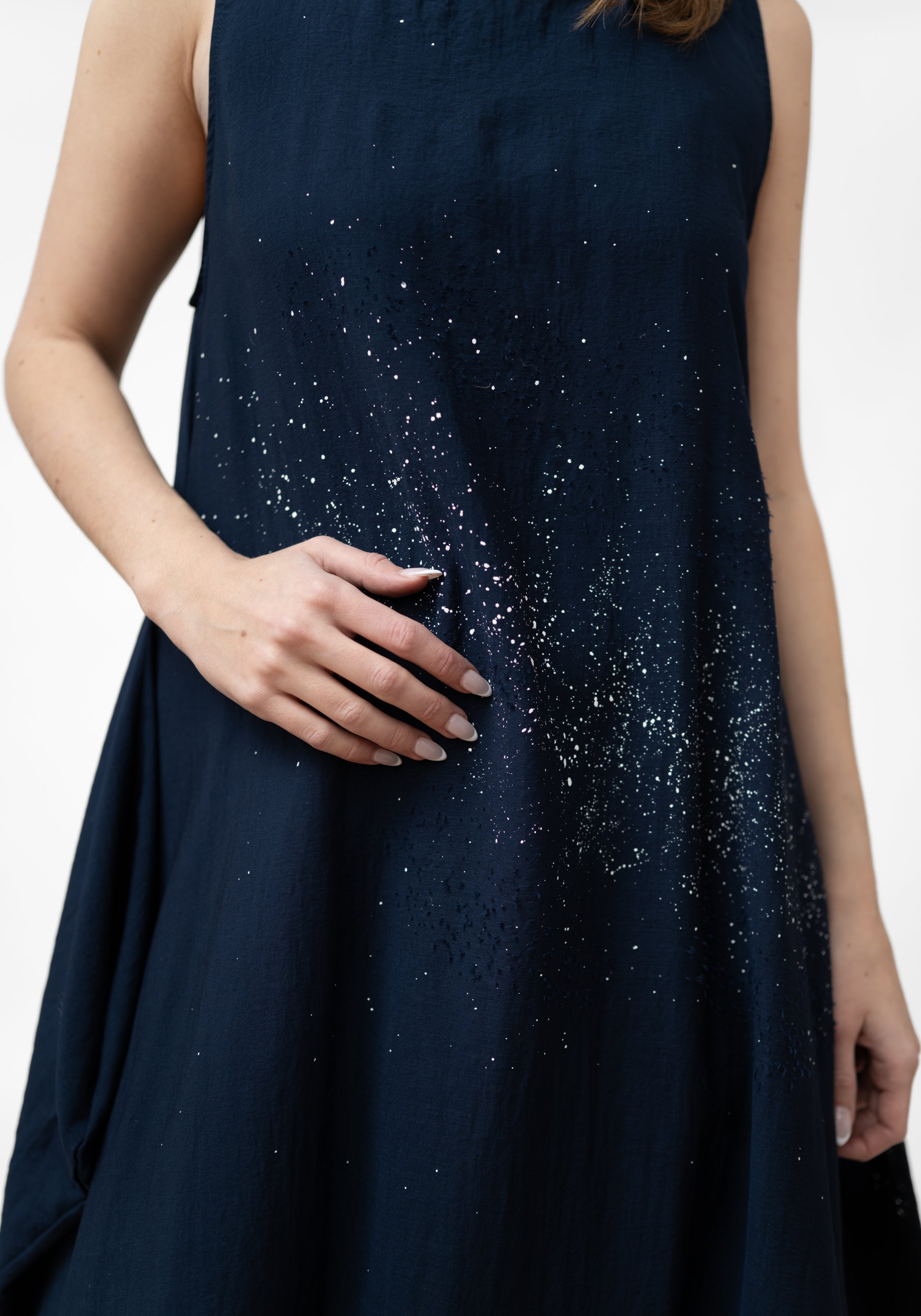 Transformable Hand Painted and Textured Bubble Dress - December Thieves